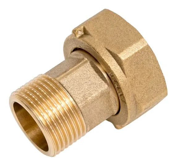 Купить Американка для счетчика воды ViEiR 1/2 штуцер × 3/4 гайка, латунная VR27-34FM